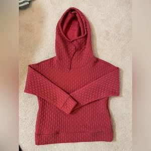 GAP Fit Quilted Cowl Neck Sweatshirt with Pockets